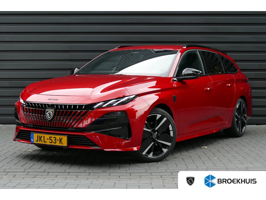 Peugeot 308 SW 1.2 HYBRID 145PK GT AUTOMAAT / CAMERA V+A / KEYLESS / FULL-LED / 18"LMV / ELEKTR. ACHTERKLEP / NAVI / CLIMA / PDC / DAB / BLUETOOTH / ADAPT. CRUISECONTROL / 1E EIGENAAR / SCHITTERENDE STAAT !!