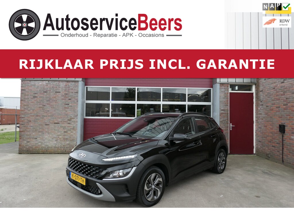 Hyundai Kona 1.6 GDI HEV Comfort Smart, Camera, LMV, PDC, Carplay, All season banden,Rijklaarprijs incl. garantie.