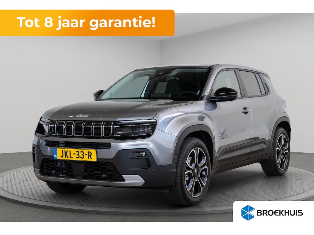 Jeep Avenger Summit 54 kWh | Tot 8 Jaar Garantie | Warmtepomp | Navigatie | Camera | Stoelverwarming | Elektrische Achterklep |