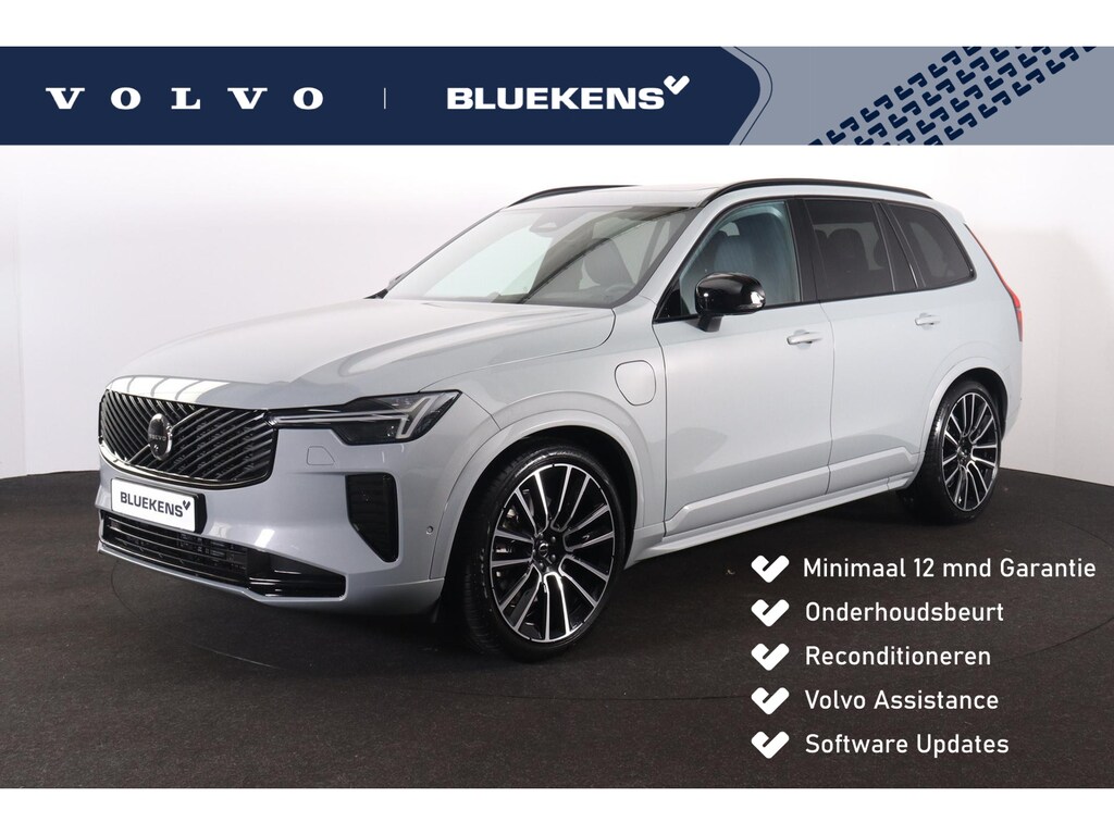 Volvo XC90 T8 Recharge AWD Ultra Executive Dark - Luchtvering - Panorama/schuifdak - IntelliSafe Assist & Surround - 360º Camera - Bowers & Wilkins audio - Verwarmde voorstoelen, stuur & achterbank - Parkeersensoren voor & achter - Elektr. bedienb. voorstoelen met geheugen - Geventileerde voorstoelen - Head up display - Draadloze tel. lader - Extra getint glas - 22' LMV