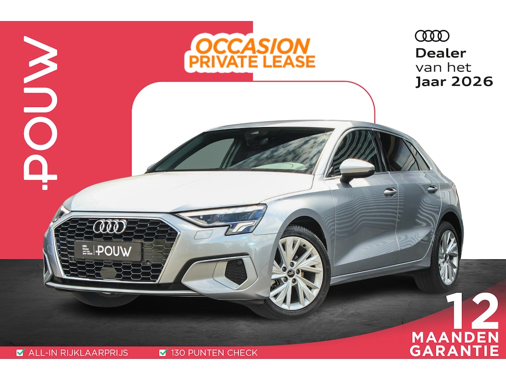 Audi A3 Sportback 30 TFSI 110pk S-tronic Advanced edition | Smartphone Interface | 2-zone Climatronic | Cruise Control | Navigatie | ParkeersensorenAchter | Sportstoelen | Full LED