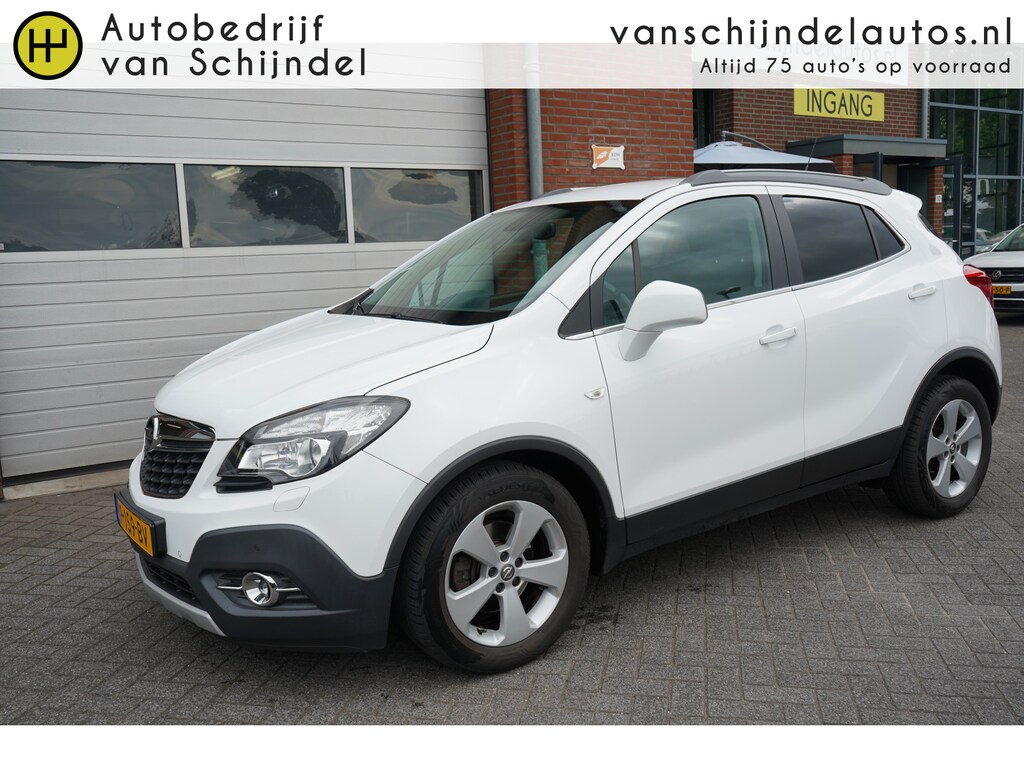 Opel Mokka 1.4 TURBO 141PK AUTOMAAT COSMO LUXE XENON/LED CAMERA NAVIGATIE STOEL+STUURVERWARMING ECC AIRCO CRUISECONTROL BLUETOOTH LEDER ENZ...