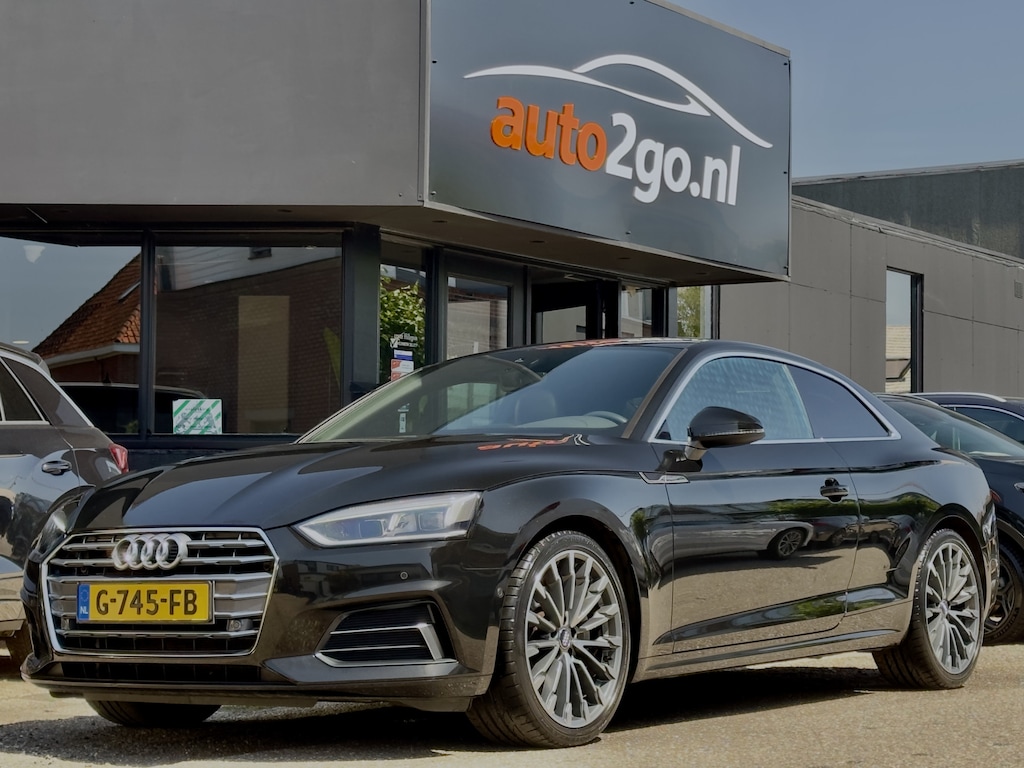 Audi A5 Coupé 2.0 TDI AUT7 SPORT PRO-LINE UNIEK!! 42D.KM!! LEDER NAVI CAMERA-360 DIGI-DASH LED LMV PDC