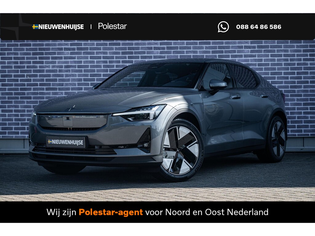 Polestar 2 Long Range Single Motor Prime 82 kWh | Nieuw uit vooraad | Pilot assist | 360 camera met parkeerhulp | BLIS | Cross Traffic Alert | Rear collision warning | Panoramadak | Harman Kardon premium sound | Volledig verstelbare voorstoelen | Polestar digital key | LED mistlampen met bochtverlichting | Elektr. bedienbare achterklep met voetsensor | Warmtepomp | stoelverwarming achterin | Verwarmd stuurwiel |