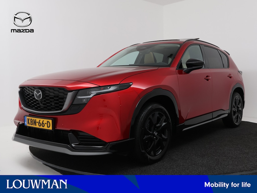 Mazda CX-5 2.5 E-SKYACTIV G 141 M HYBRID Homura DEMO voordeel | Panoramadak | Trekhaak | Aeropakket | Beschikbaar per 31-08-2026