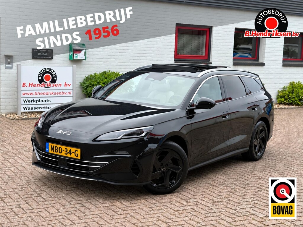BYD Seal 6 Touring 1.5 DM-i 212PK PHEV Comfort/ Panoramadak/ 18 Inch/ Adaptieve cruise/ 360 Camera/ 8000 euro korting/ 100 KM elektrisch/ Nieuwe voorraad auto
