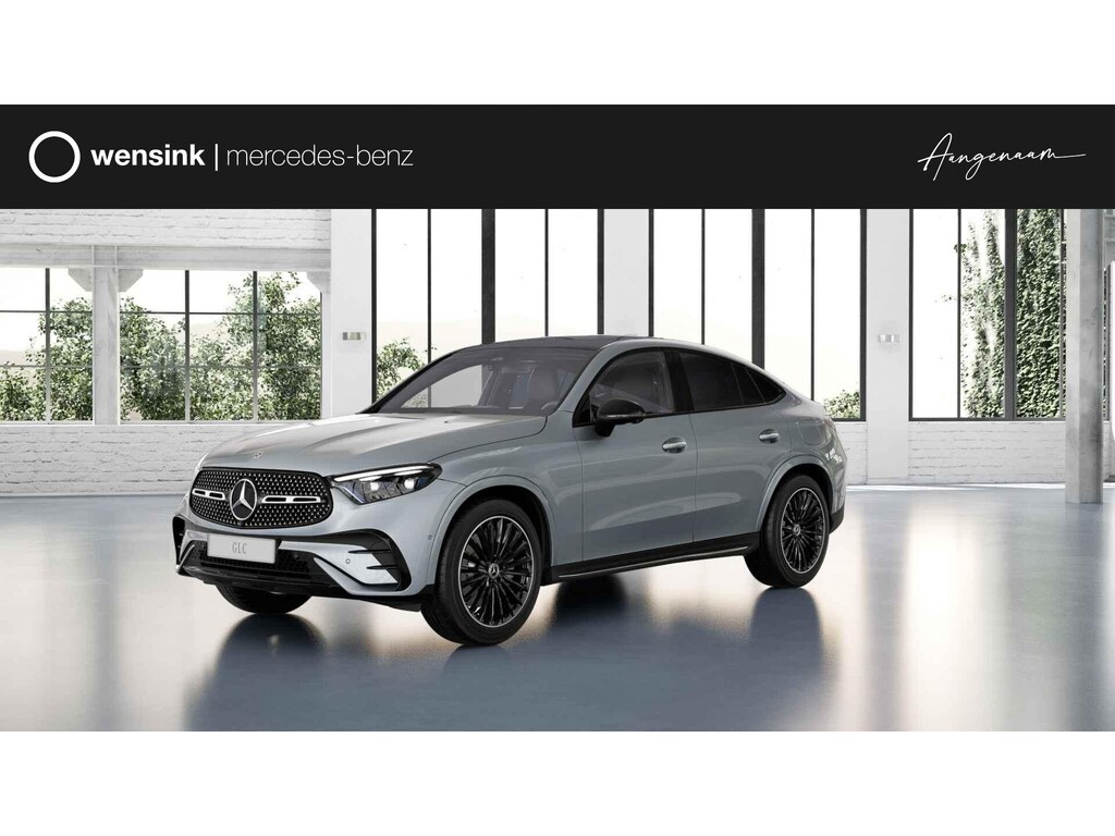 Mercedes-Benz GLC Coupe 300e 4MATIC Business Solution AMG | Night | Panoramaschuifdak | Premium Pakket | Digital light | Treeplanken | Trekhaak |
