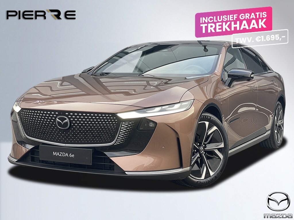 Mazda 6e Takumi Business Edition 68.8 kWh | ZWART LEDER | NAVI | PANO | 360 CAMERA | GRATIS TREKHAAK! T.W.V. € 1695,-