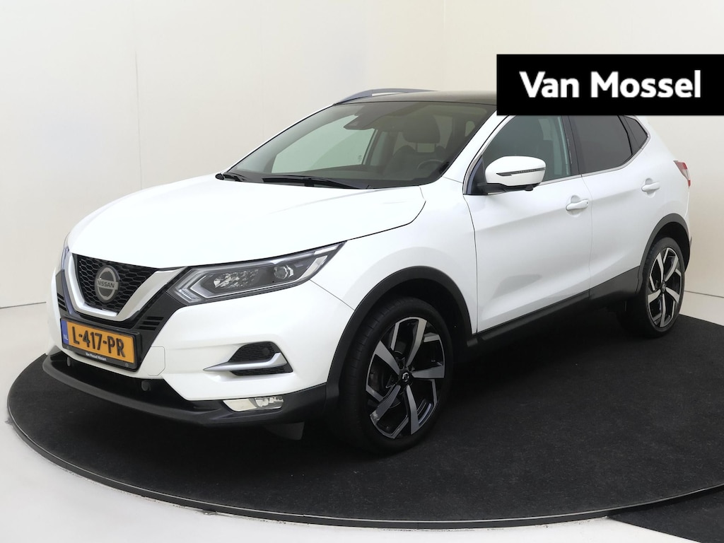 Nissan Qashqai 1.3 DIG-T Premium Edition 140PK | Panoramadak | Navigatie | 360 Graden Camera | Lederen Bekleding | 19'' Inch Velgen | Apple CarPlay & Android Auto