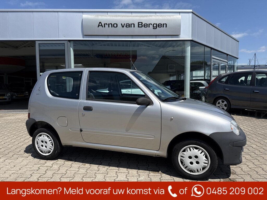 Fiat Seicento 1.1 S, nette en perfect onderhouden auto afkomstig van de 2e eigenaar, nieuwe APK.