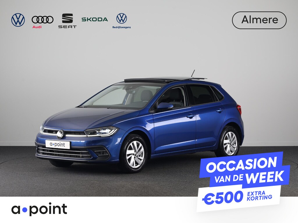 Volkswagen Polo 1.0 TSI Style 110PK DSG (Automaat) | Panoramadak | Carplay | Climatronic | Stoelverwarming |