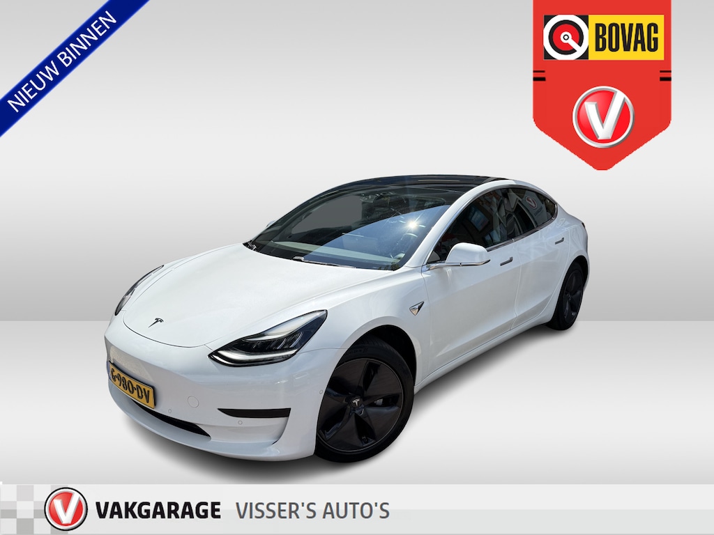 Tesla Model 3 Standard RWD Plus 60 kWh | voorstoel verwarming | 18 inch velgen | panoramadak |