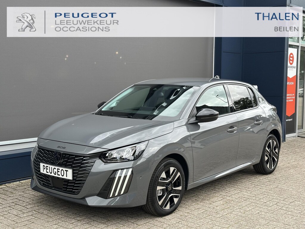 Peugeot 208 1.2 Hybrid 110 PK Allure |  Hybride Automaat | Navigatie via Telefoon | Climate Control | Cruise Control | Parkeersensoren V+A | LED Verlichting | Draadloze Apple Carplay / Android Auto | 16" Lichtmetalen Velgen |