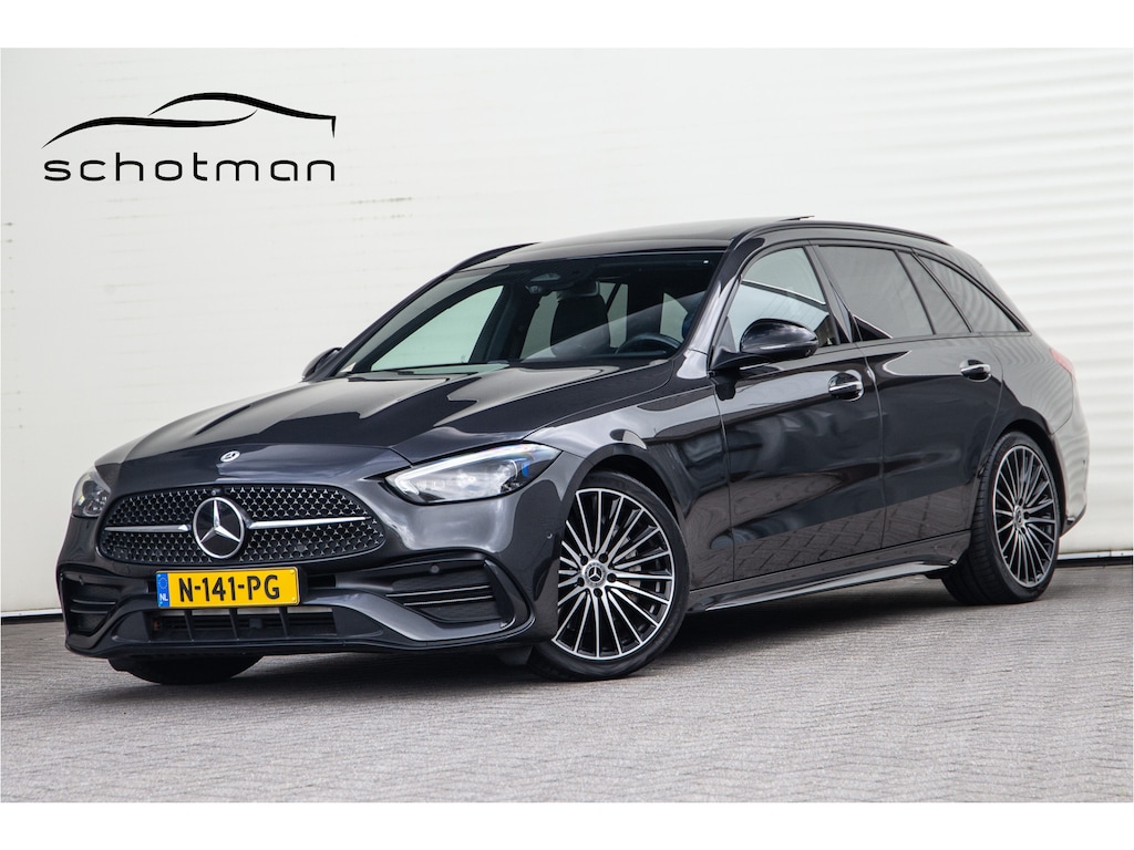 Mercedes-Benz C-klasse Estate 200 AMG Premium, Nightpack, Pano, Trekhaak Nw Model