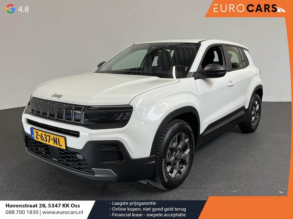 Jeep Avenger Longitude 54 kWh Navigatie Apple Carplay/ Android Auto Parkeersensor achter Cruise Control Stoelverwarming Full LED Virtual Cockpit Climate Control