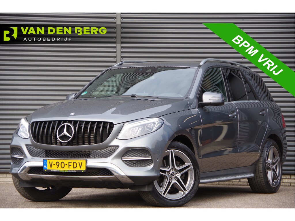 Mercedes-Benz GLE 350 D 4MATIC 3.0 CDI V6 GRIJS KENTEKEN, AUT. LED, 3.5T TREKHAAK, 360 CAMERA, MEMORY STOELEN, LEDER, CRUISE, CLIMA, STOELVERWARMING/VENTILATIE