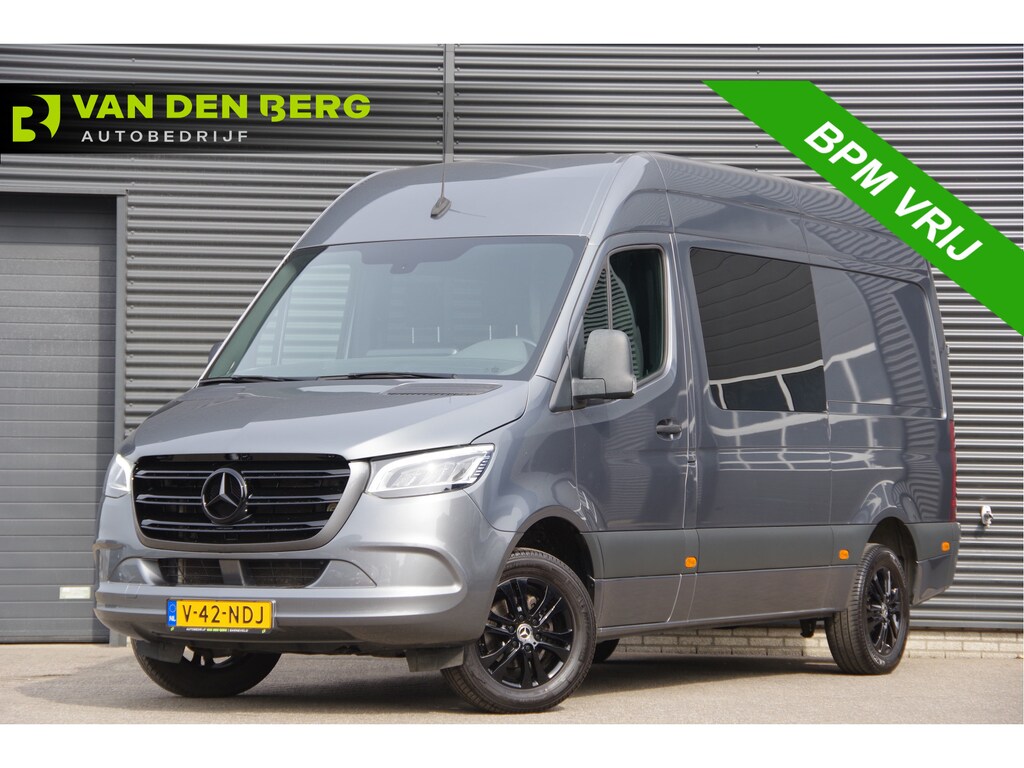 Mercedes-Benz Sprinter 315 1.9 CDI L2H2 DC-6P, AUT. LED, CAMERA, TREKHAAK, CRUISE, CARPLAY, LEDER MF STUUR, DUBBELE CABINE, DUBBEL CABINE