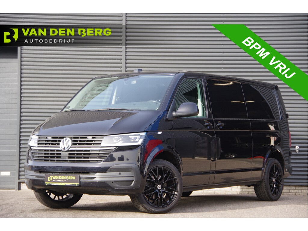 Volkswagen Transporter 2.0 TDI L2 3-ZITS, AUT. LED, 2X SCHUIFDEUR, TREKHAAK, STANDKACHEL, STOELVERWARMING, CAMERA, ADAPT. CRUISE, AIRCO