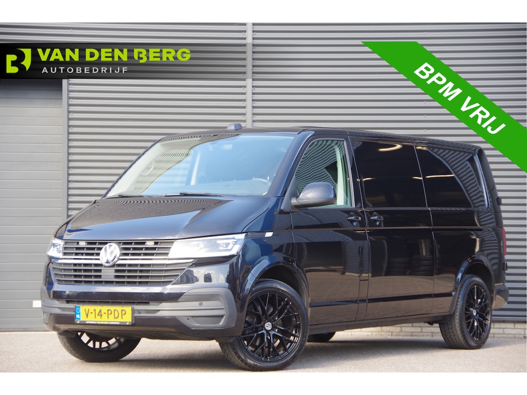 Volkswagen Transporter 2.0 TDI L2 3-ZITS, 150PK AUT. LED, 2X SCHUIFDEUR, TREKHAAK, STANDKACHEL, STOELVERWARMING, CAMERA, ADAPT. CRUISE, AIRCO, DUBBELE SCHUIFDEUR, 2 SCHUIFDEUREN, SCHUIFDEUR LINKS