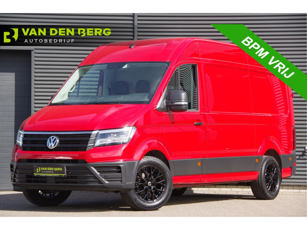 Volkswagen Crafter 35 2.0 TDI L3H3(L2H2) 177PK AUT. LED, TREKHAAK, GEV. ERGO ACTIVE STOEL, ADAPT. CRUISE, STOELVERWARMING, STUUR VERWARMING, STANDKACHEL, LEDER STUUR