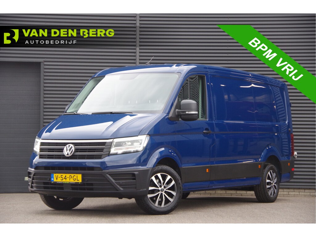 Volkswagen Crafter 35 2.0 TDI L3H2(L2H1) 177PK AUT. 3-ZITS, LED, CAMERA, STANDKACHEL, NAVI, CRUISE, AIRCO, MF STUURWIEL, PARKEERSENSOREN