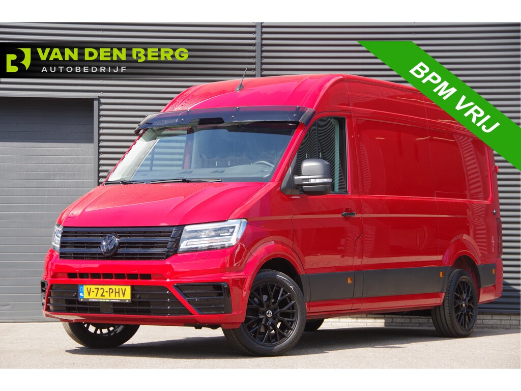 Volkswagen Crafter 35 2.0 TDI L3H3(L2H2) 177PK AUT. LED, GEV. ERGO COMFORT STOEL, STOELVERWARMING, CLIMA, VOORRUIT VERWARMING, CRUISE, MF STUURWIEL, NAVI