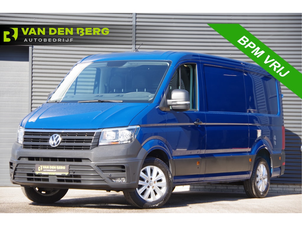 Volkswagen Crafter 35 2.0 TDI L3H2(L2H1) 3-ZITS, 140PK AUT. STANDKACHEL, GEV. ERGO COMFORT STOEL, CRUISE, NAVI, AIRCO