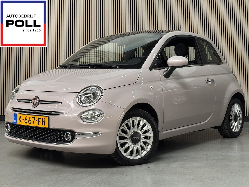 Fiat 500 1.0 Hybrid Star Panoramadak Half Leer Cruise control Parkeersensoren Dealeronderhouden
