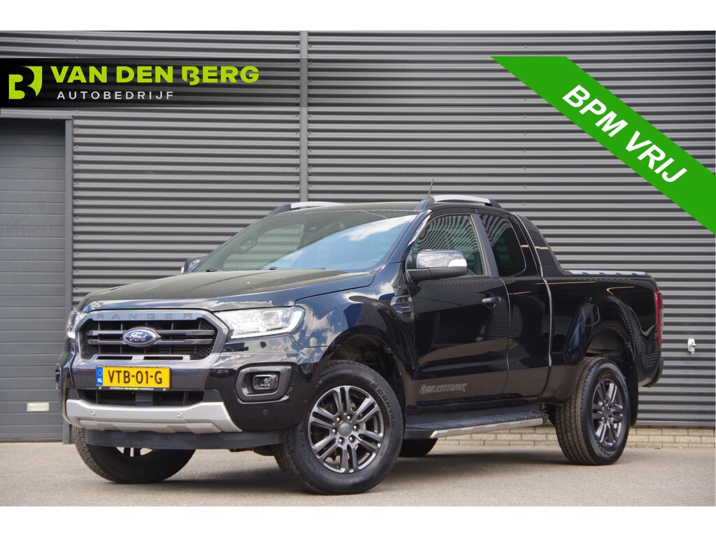 Ford Ranger 2.0 EcoBlue Wildtrak Supercab 4X4 213PK AUT. 3.5T TREKHAAK, ADAPT. CRUISE, LED, NAVI, CAMERA, CLIMA, STOELVERWARMING, NL AUTO, NAP