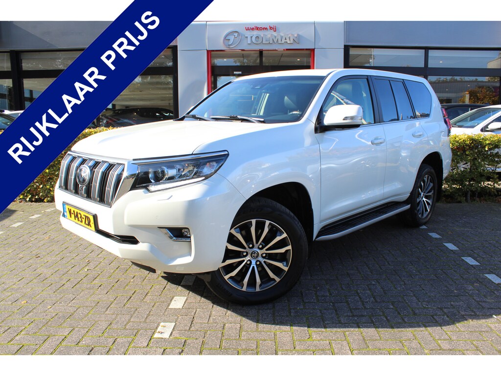Toyota Land Cruiser 2.8 D-4D-F Executive Window Van | Rijklaar | Trekhaak | Parelmoerlak | Opendak | Stoelverwarming | Memory | Leder | Dodehoek