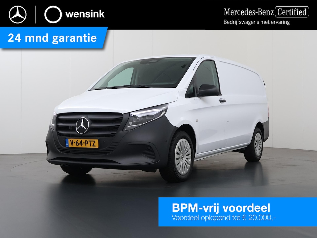 Mercedes-Benz Vito 116 CDI | Aut. | Lang L2 | Pro | NAVIGATIE | TREKHAAK 2500 KG | STOELVERWARMING | CAMERA | CRUISE CONTROL | AIRCO | BETIMMERDE LAADRUIMTE | CERTIFIED