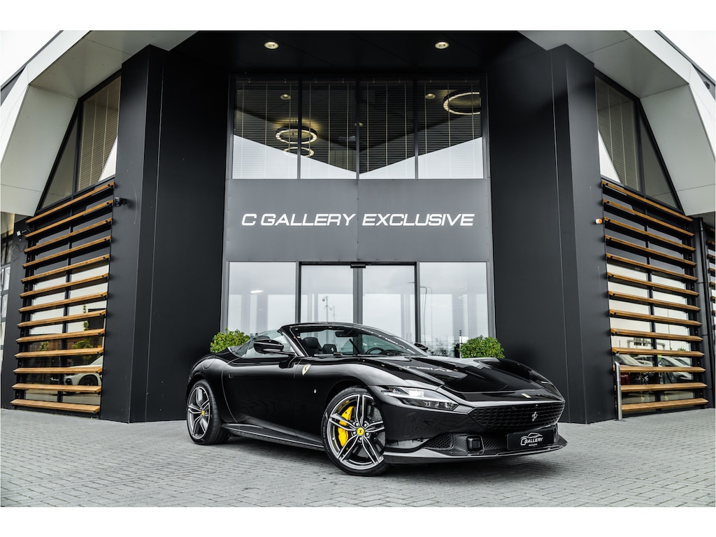 Ferrari Roma Spider 3.9 V8 - Nero Daytona | Full Carbon | Passenger Display | JBL | 360 Camera | Memory