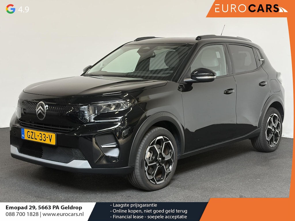 Citroën E-C3 Max Automaat 113pk 44 kWh Climate Control Half lederen bekleding Led Navigatie Apple Carplay/Android Auto Lichtmetalen Velgen Cruise Control Parkeer sensoren