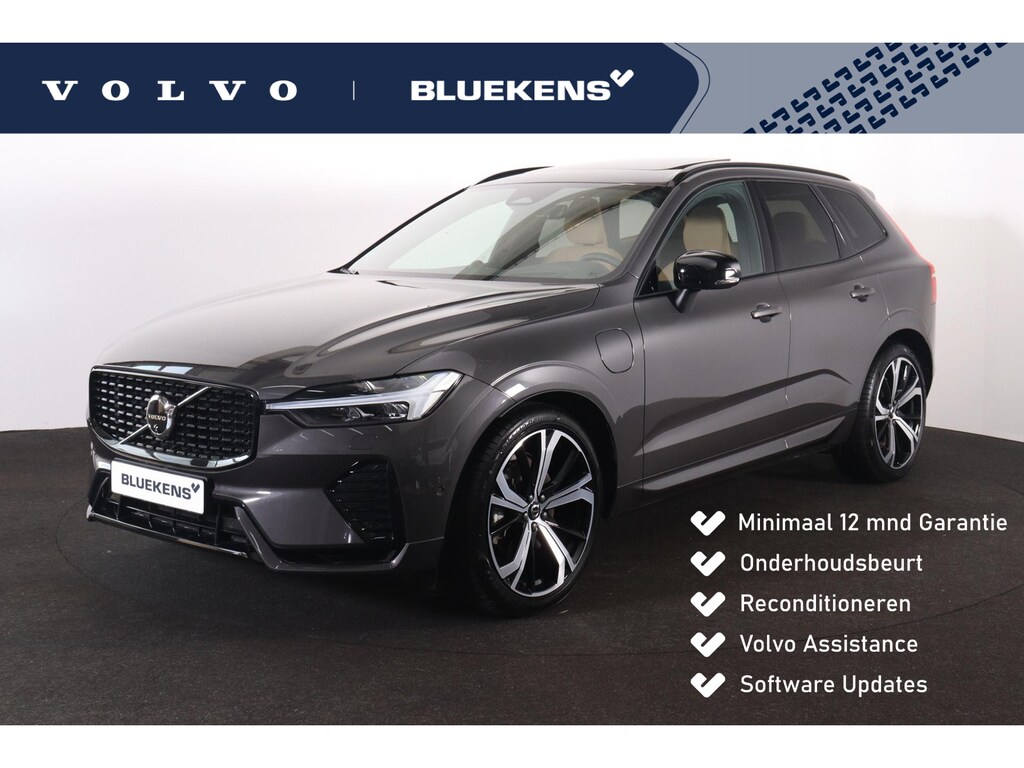 Volvo XC60 T6 Recharge AWD Ultra Dark - Luchtvering - Panorama/schuifdak - IntelliSafe Assist & Surround - 360º Camera - Bowers & Wilkins audio - Verwarmde voorstoelen, stuur & achterbank - Parkeersensoren voor & achter - Elektr. bedienb. voorstoelen met geheugen - Geventileerde voorstoelen - Head up display - Draadloze tel. lader - Extra getint glas - 21' LMV