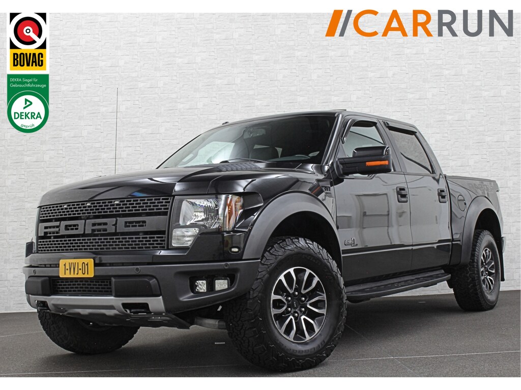 Ford F-150 Raptor USA SVT 6.2 V8 FOX Dempers | LPG | Stoelventilatie | Schuifdak | 244dkm met NAP | Grijs Kent. | Btw | Dubbele Cabine | 3500kg.