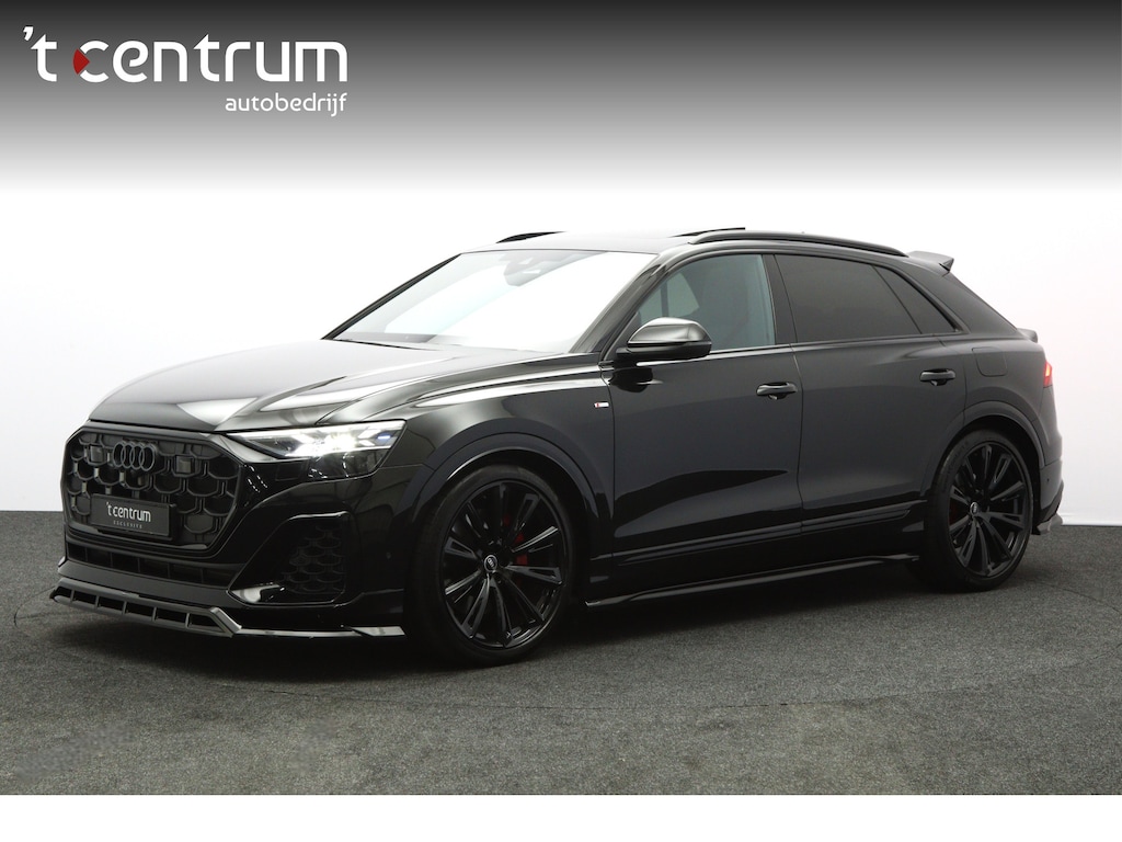 Audi Q8 60 TFSI e 490 PK Quattro S-Line Pro Line Competition PHEV, Panoramadak, Trekhaak, RS-Stoelen, Bang&Olufsen, Memory, Sfeerverlichting