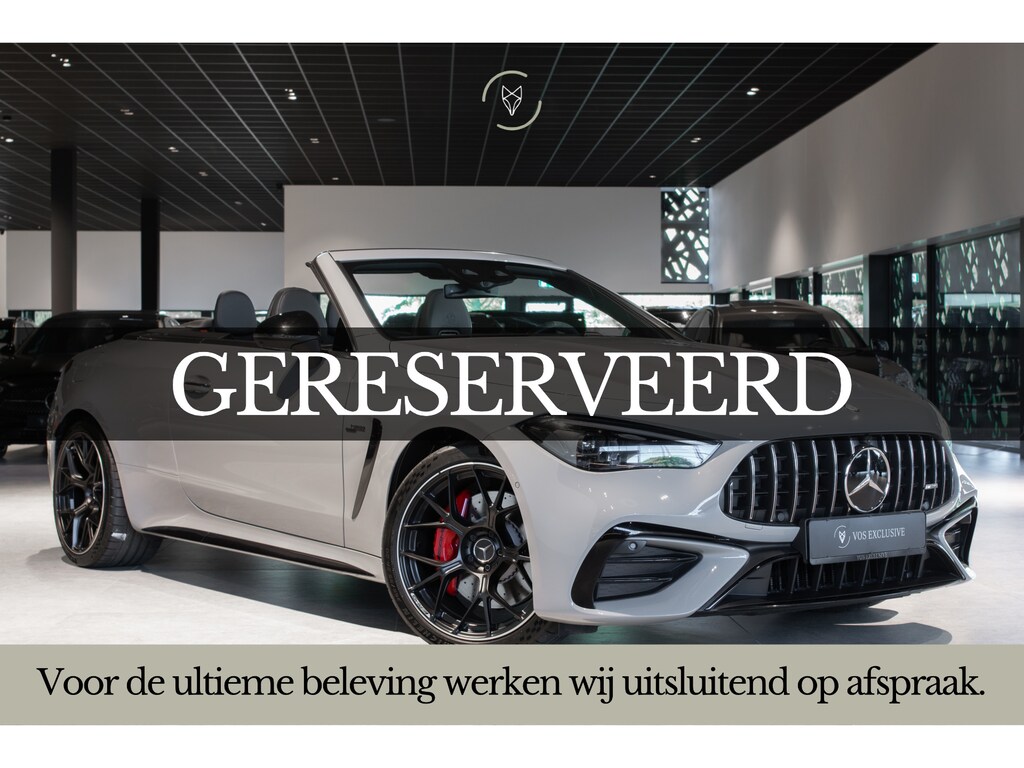 Mercedes-Benz CLE Mercedes-AMG Cabriolet 53 4M Night|Dynamic Plus|Distronic|Keyless|360°|Manufaktur|Massage|HUD|20''|Drivers Pack|Burmester 3D