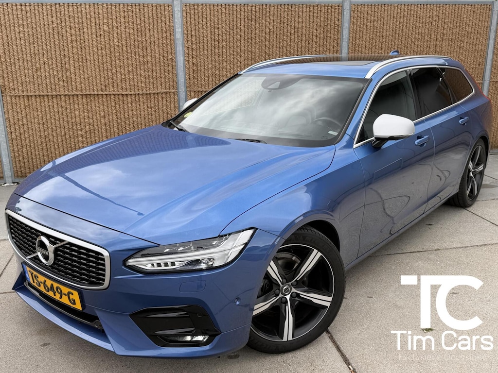 Volvo V90 2.0 D3 R-design Automaat | Bowers & Wilkins | Panoramadak | Lederen bekleding | LED verlichting | Elektrisch- verstelbare stoelen, achterklep & trekhaak | Stoelverwarming | Apple CarPlay/Android Auto | LET OP: olieverbruik 1l/1600 km
