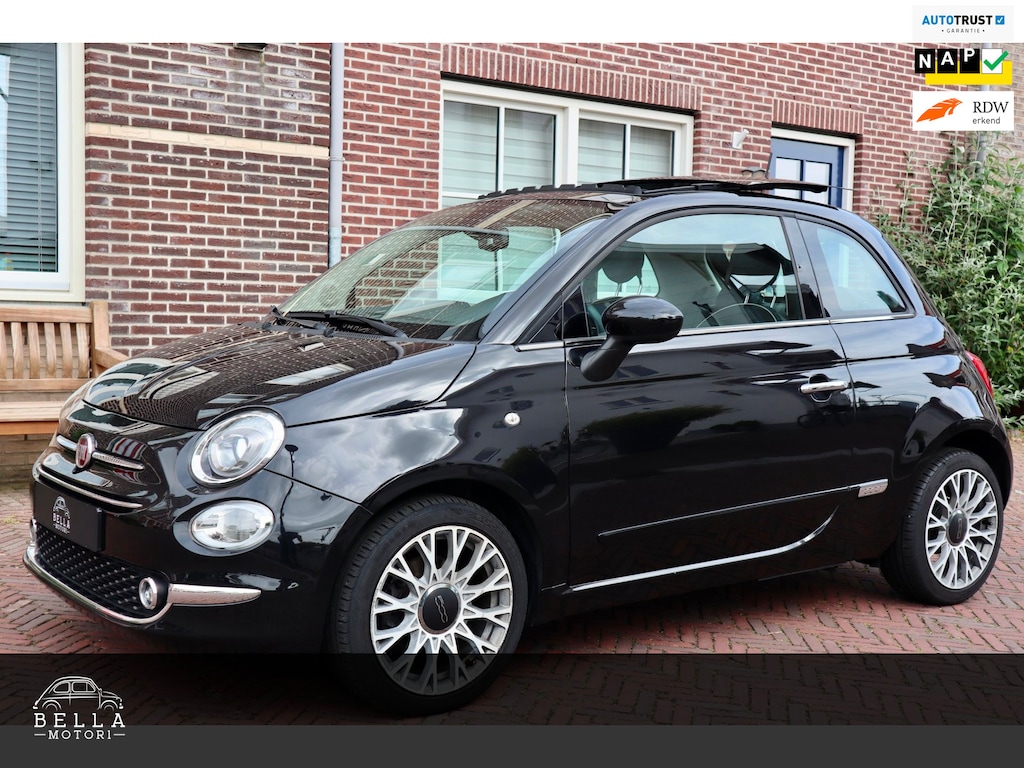 Fiat 500 0.9 TwinAir Lounge | RIJKLAARPRIJS | Panoramadak | Navigatie | Automatische airco | Cruise Control | 16 inch LMV
