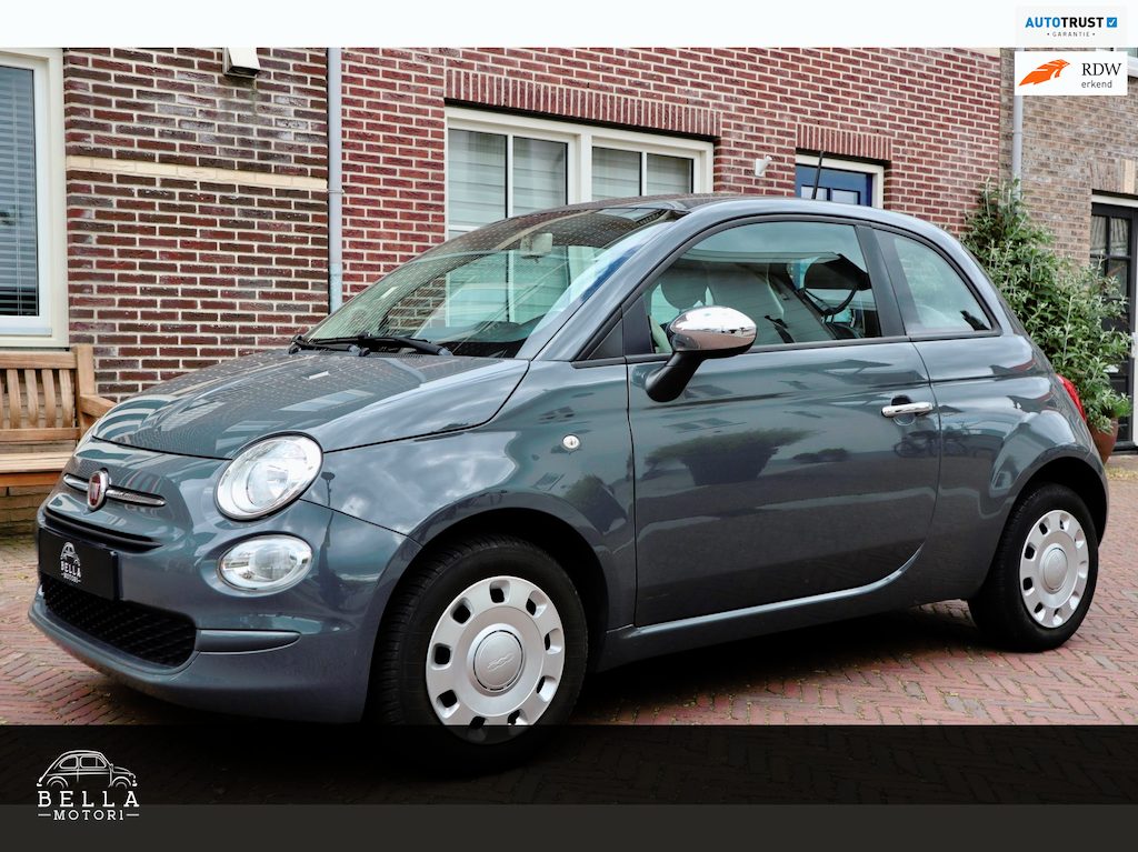 Fiat 500 1.2 Pop Star | RIJKLAARPRIJS | Uconnect touchscreen | Parkeersensoren | Bluetooth | Carrera Grey | USB-aansluitin