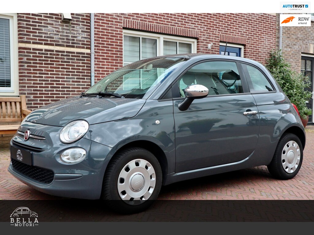 Fiat 500 1.2 Pop Star | RIJKLAARPRIJS | Uconnect touchscreen | Parkeersensoren | Bluetooth | Carrera Grey | USB-aansluitin