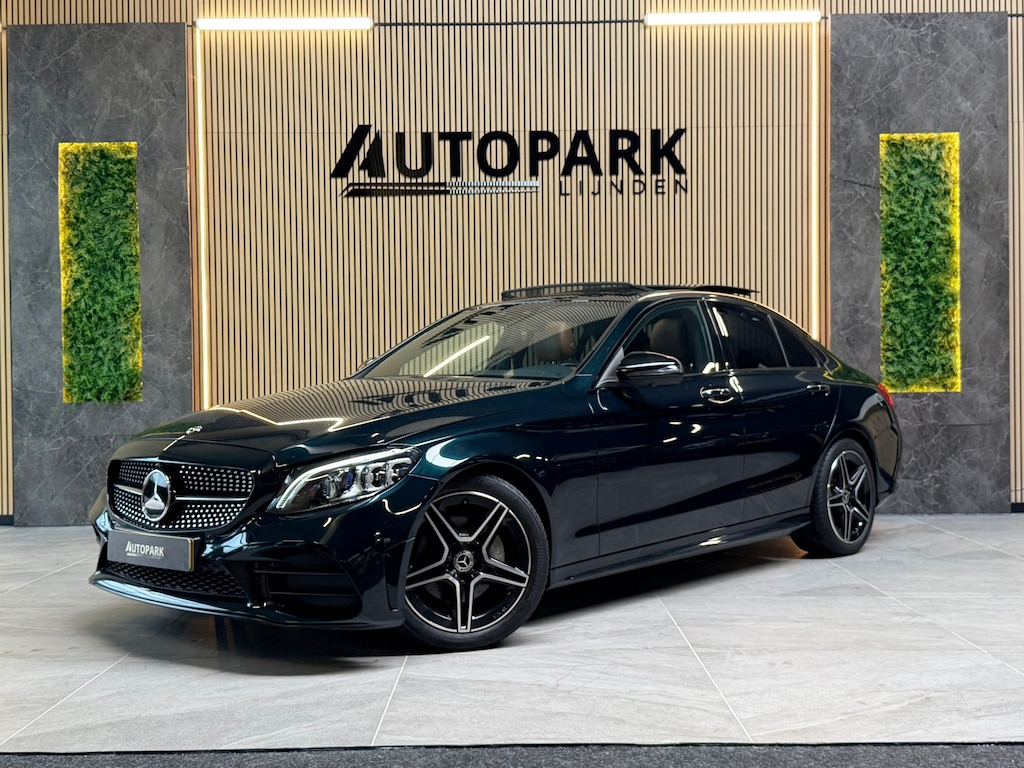 Mercedes-Benz C-klasse 180 Premium Plus Pack PANO|BURMESTER|HuD|360 CAM|MEMORY|SFEERVERLICHTING|AUTO PILOT|DEALER ONDERHOUDEN|VOL!
