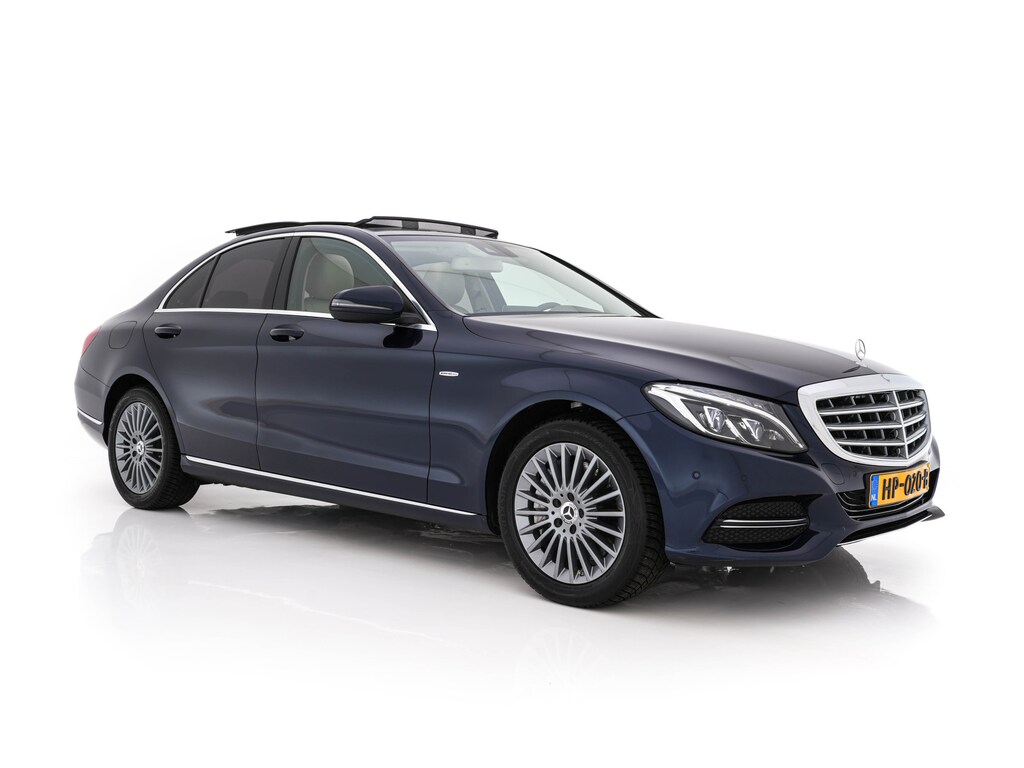Mercedes-Benz C-klasse 350 e Lease Edition Aut. *PANO | LUXURY-LEATHER | BURMESTER-AUDIO | FULL-LED | NAVI-FULLMAP | HEATED-SPORTSEATS | CAMERA | AIRMATIC | PRIVACY-GLASS | ECC | CRUISE | KEYLESS | 17''ALU*