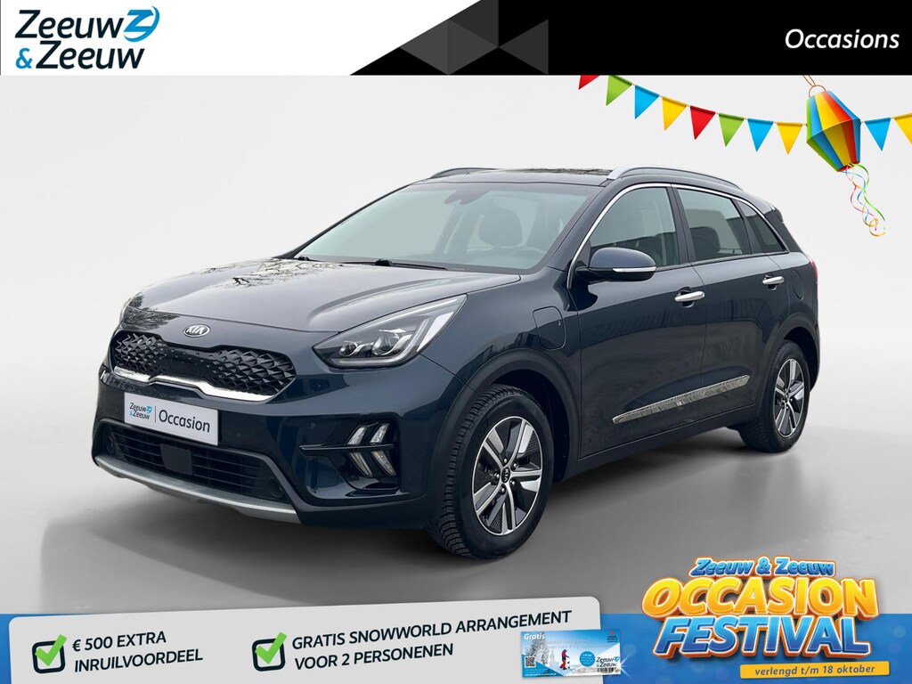 Kia Niro Hybrid 1.6 GDi PHEV DynamicLine *Navi*Camera*Climate Control*Stoelverwarming*Dode hoek detectie*Adapt. Cruise Control*Mooie auto!