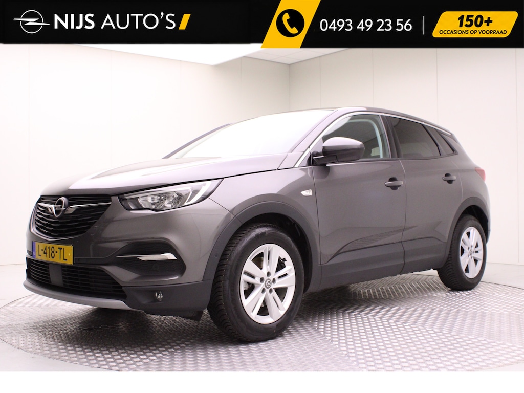 Opel Grandland X 1.2 Turbo Innovation | trekhaak | dealer onderhouden | navi | pdc v/a+camera | carplay | climate control | dode hoek | stoel/stuurverwarming | cruise | bluetooth