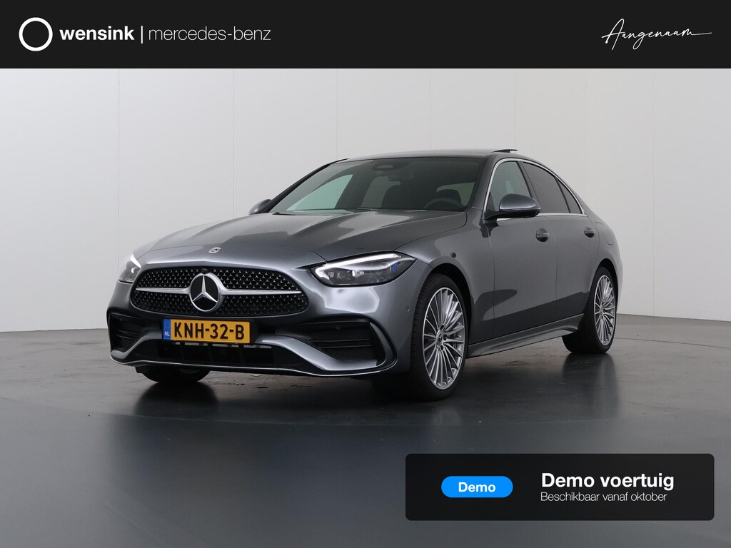 Mercedes-Benz C-klasse 300e Business Solution AMG | Matrix Led | Panoramaschuifdak |  Burmester | Stoelverwarming | Dodehoekassistent |