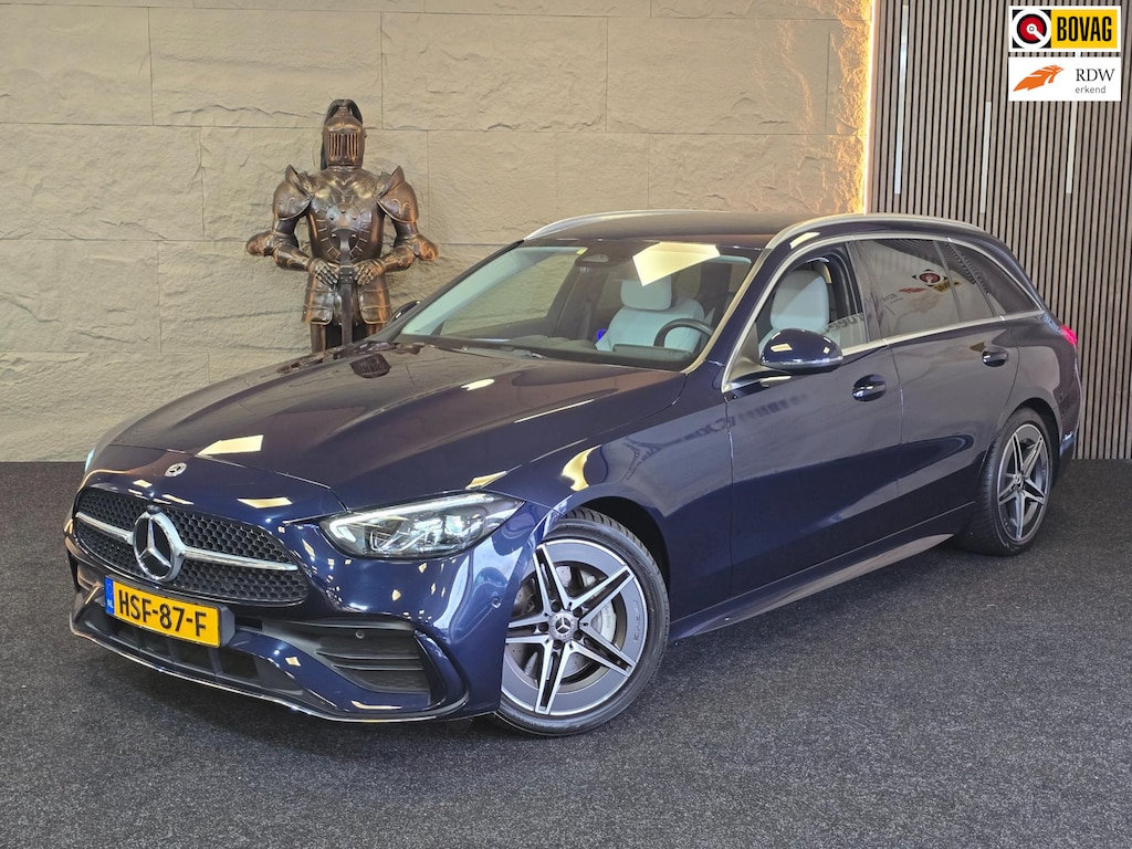 Mercedes-Benz C-klasse Estate 200 AMG Line|GARANTIE|FACELIFT|LED|CARBON|ELEK STOELEN|PARK CAM|SFEER