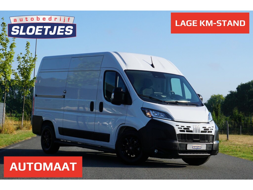 Fiat Ducato 2.2 MultiJet 140 L2H2 3.5t Automaat in Topstaat |Trekhaak |Camera |Cruise |Navi |Carplay |Digitaal dashboard |Climate control |140 pk |Betimmering |1e eigenaar