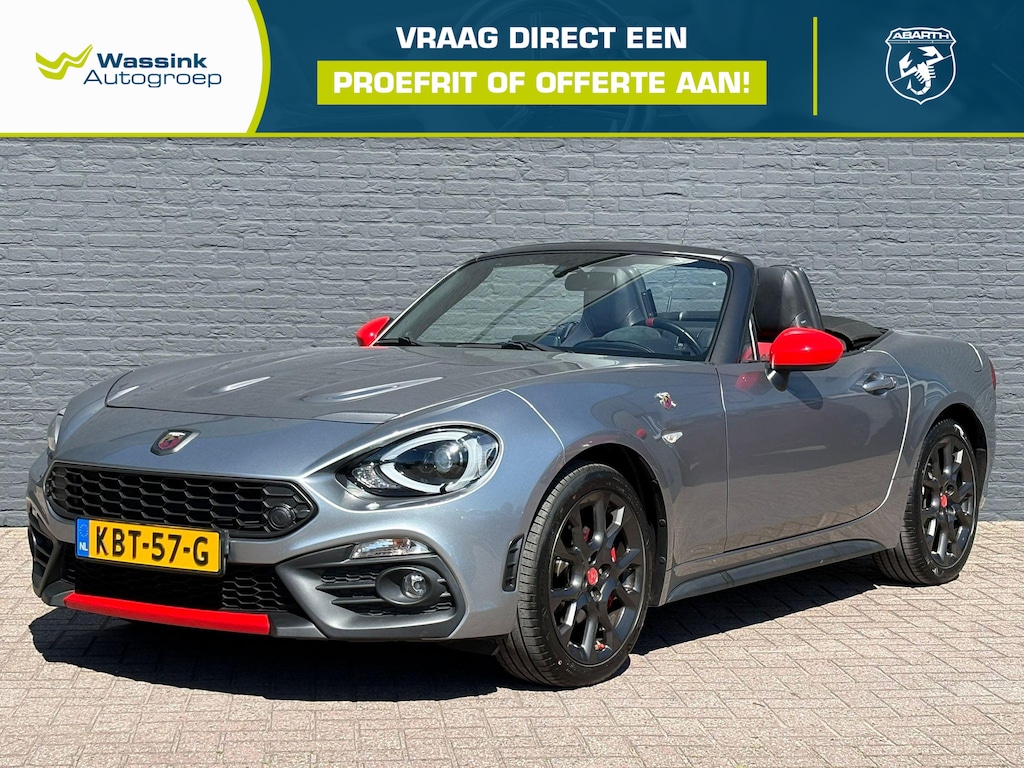 Abarth 124 Spider 1.4 MultiAir Turbo Premium Bose | 170 PK | Automaat | Lederen bekleding | Navigatie | Stoelverwarming | Sensoren Achter | LED |