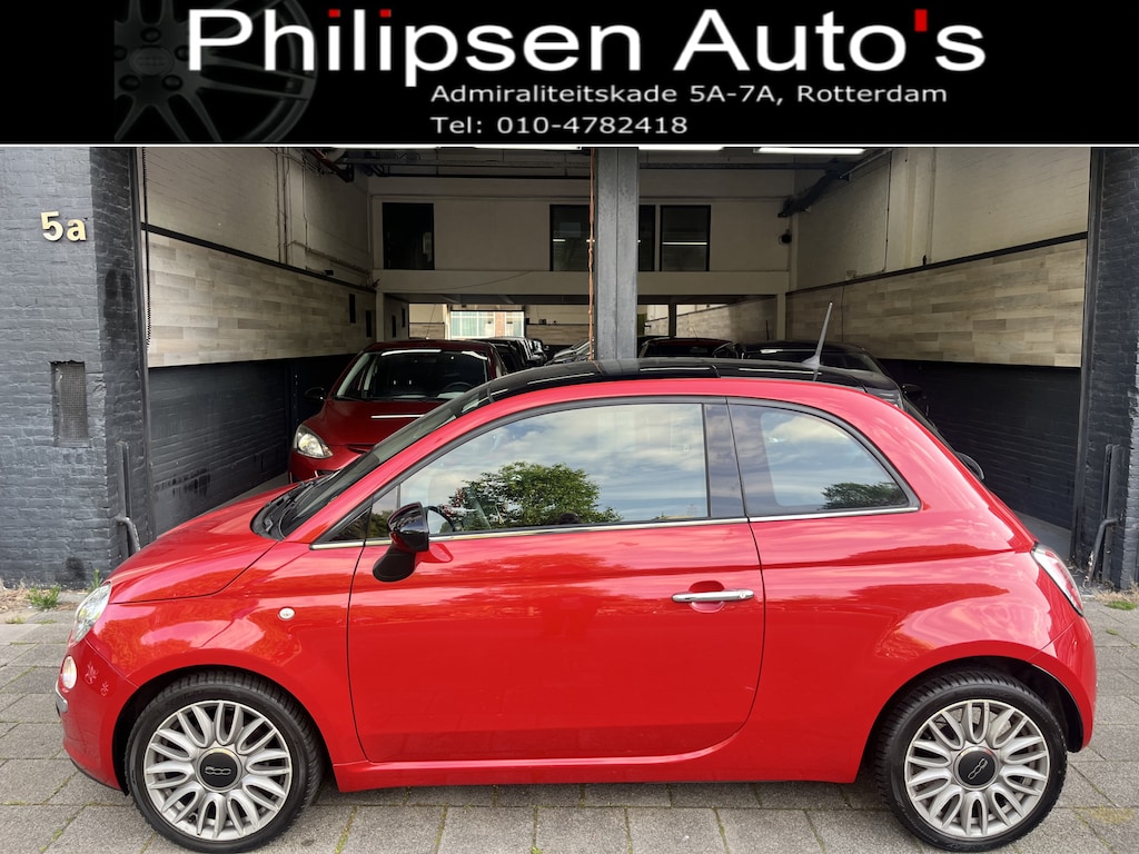 Fiat 500 0.9 Turbo Cult Leer Pano